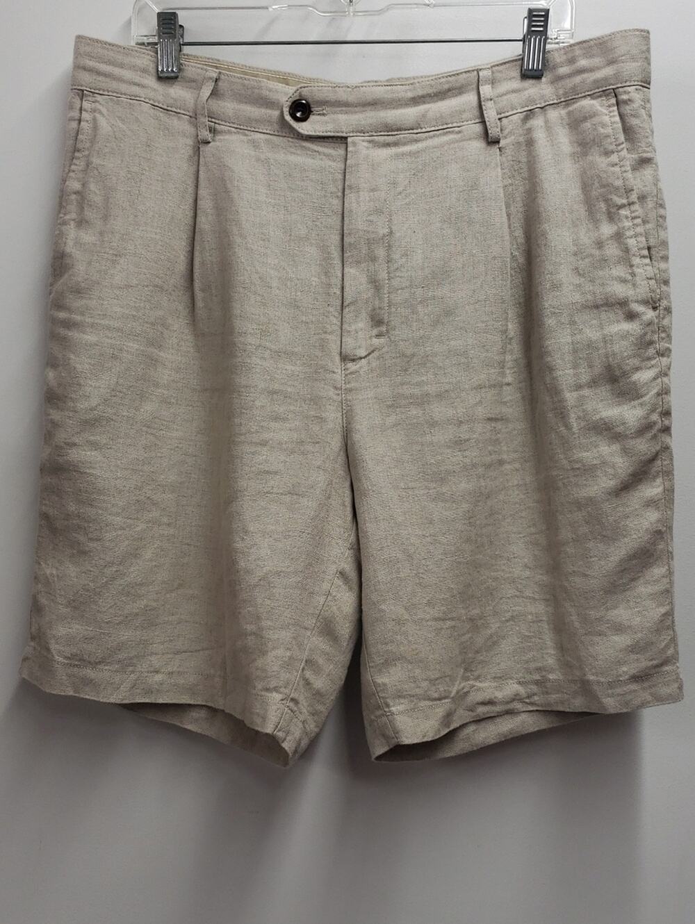 Banana Republic 9" Linen Shorts Men's Size 35 Classic Coastal Travel Casual